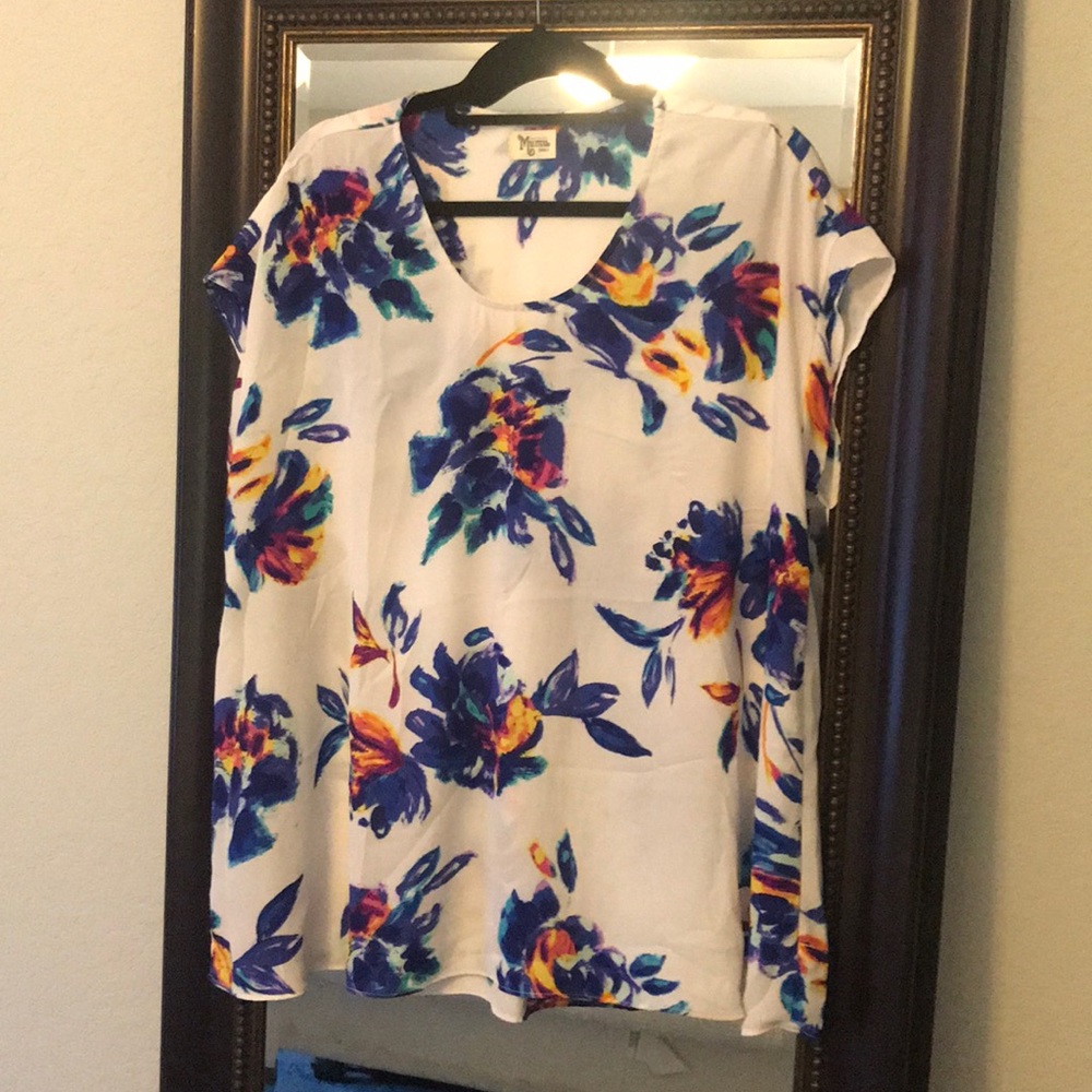 Show Me Your Mumu Painted Petal Tunic